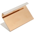 thumbnail image 3 of Business Card Holder, Easy Cleaning Durable Neat Stable Sturdy Simple Multipurpose Practical Business Card Stand  For Hotel For Restaurant For Office Rose Gold, 3 of 8