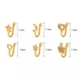 thumbnail image 7 of GKNET Cartilage Earrings Body Delicate Jewelry Gifts Nose Hoops Nose Clip Cuff Nostril Earrings-2, 7 of 7
