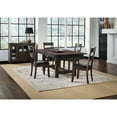 thumbnail image 6 of A-America Mariposa 78" - 132" Trestle Table with (3) 18" Butterfly Leaves, 6 of 13