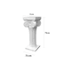 thumbnail image 2 of Pedestal de fibra de vidrio Marca FibraFormas modelo Roma Chocolate, 2 of 2