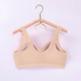 thumbnail image 6 of Sawvnm Women Bras Women's Fashionable Underwire-free Gathering Front Button-up Breathable Bra Large Cup Daily Bra, 6 of 7