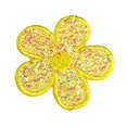 thumbnail image 2 of Altotux Iridescent Daisy Flower Self Adhesive Applique Sticker Patch Red Blue (Yellow), 2 of 3
