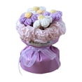 thumbnail image 2 of Knitted Yarn Flowers, Small Puffs, Simulated Flower Bouquets, Handmade Valentine's Day Gifts, Fake Flowers, Handmade Flowers（E）, 2 of 7
