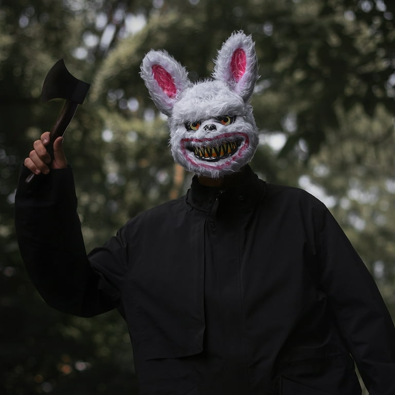 Bloody Scary Rabbit Head Bunny Face Mask Horror Movie Decor Halloween Costume Bloody Scary Rabbit Head Bunny Face Mask Horror Movie Decor Halloween Costume