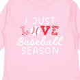 thumbnail image 4 of Inktastic I Just Love Baseball Season Boys or Girls Long Sleeve Toddler T-Shirt, 4 of 5