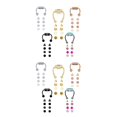 thumbnail image 4 of Guardoinrt Xiangbala Magnetic Fake Septum Nose Rings Hoop for Women Chic and Sophisticated Acrylic 5 Color 2Set, 4 of 6
