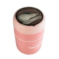thumbnail image 2 of TAZA TERMO DOBLE ESPACIO DESMONTABLE Acero inoxidable, 2 contenedores, ideal para líquidos y sólidos, incluye cuchara desmontable, anillo de goma anti derrames, válvula de salida de vapor., 2 of 5