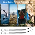 thumbnail image 2 of AYYUFE 1 pc Anti-lost Rope Retractable with Keyring Carabiner Theftproof Coiled Spring Fishing Pliers Anti-lost Safety Lanyard Outdoor Accessories, 2 of 7