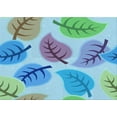 thumbnail image 1 of Ahgly Company Indoor Rectangle Patterned Silk Blue Area Rugs, 2' x 5', 1 of 6