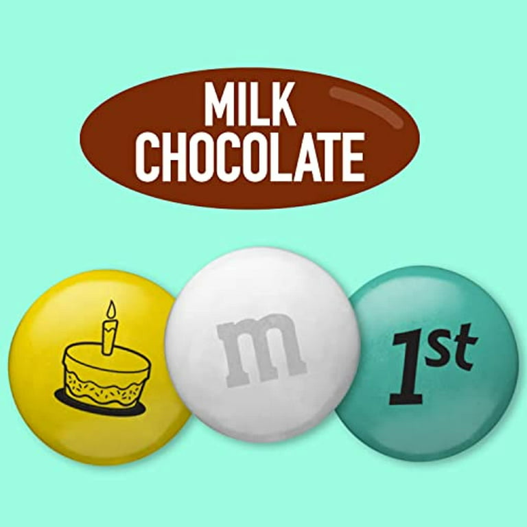  M&M'S Milk Chocolate Birthday Candy - 2lb of Bulk