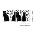 thumbnail image 3 of Halloween Cat Window Clings, Reusable Static Decals with Bats and Pumpkin Motifs for Glass Doors, Windows, Mirrors, Storefronts and Party Display Decor, 3 of 7