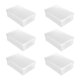 thumbnail image 1 of 6PCS Dust-proof Shoes Boxes Transparent Shoes Cases Plastic Storage Box Shoes Container for Home Shop 28x18x10cm, 1 of 3