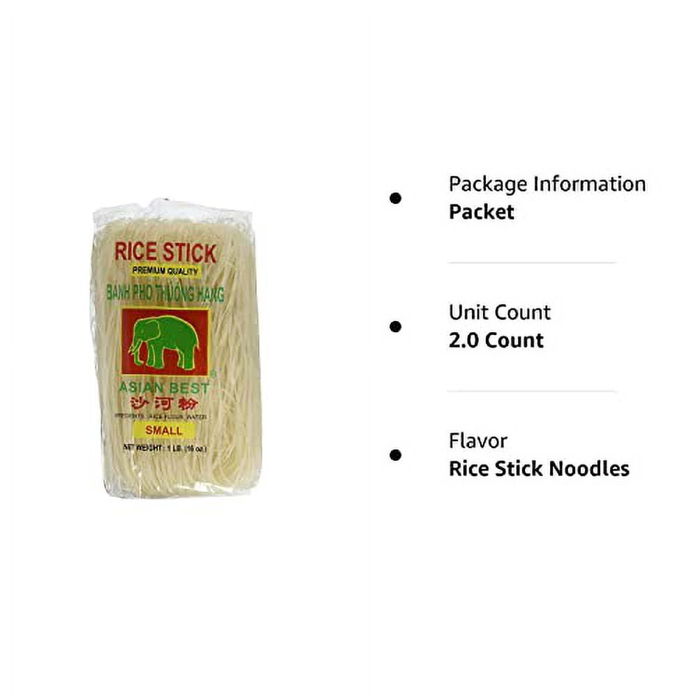 Asian Best Premium Rice Stick Noodle, 16 oz (6 Pack)