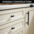 thumbnail image 6 of Design House Hollow Bar Cabinet Pull, 10-Pack, 3-3/4 inch (96 mm) Center-to-Center, Modern Kitchen Handles, Matte Black, 559666, 6 of 14