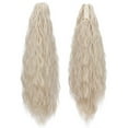 thumbnail image 4 of Sego Long Thick Claw Ponytail Hair Extension Synthetic Curly Real Hair Piece Big Wave Clip in Hair Extensions For Women, 4 of 9