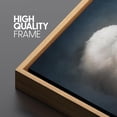 thumbnail image 3 of IDEA4WALL Extra Large Framed Canvas Print Wall Art Artistic Cloud Pastel Artwork Nature Wilderness Antique Retro Fine Art Decorative Relax/Calm for Home Decoration - 60"x20", 3 of 5