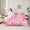 Pink T, variant on Feelyou Kawaii Initial E Twin Bedding Sets 7pcs, Pink Stars Balloon Bedding Comforter Set