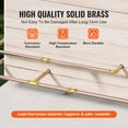 thumbnail image 3 of VEVOR Pipe Fittings, 1/2" 25PCS (10xStraight, 10xElbows, 5xTees) Brass Pipe Fittings, Push-Fit Pipe Connector Brass Air Fittings, Plumbing Fittings Adapter for Heating/Shower Systems, Water Pipes, 3 of 8