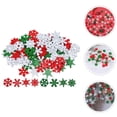 thumbnail image 3 of Miangastore Découpes de Flocons de Neige en Bois Flocons de Neige Rouges 50 Pcs 0.94x0.94x0.08 Po, 3 of 7