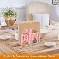 thumbnail image 6 of Yayeee Napkin Holder for Table Kitchen Paper Tissue Organization, Gingerbread Houses, 6 of 8