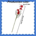 thumbnail image 3 of Artificial Flower Single Stem for Diy Home Decor, Realistic Fake Plant for Wedding Bouquet, Photography Props, Table Centerpiece Vase, Artificial Daisy Flowers for Home Decoration *1, 3 of 7