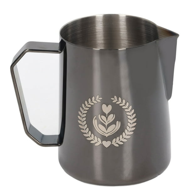 Milk Frothing Pitcher Latte Cup, Stainless Steel Frother Jug Mixing Cup