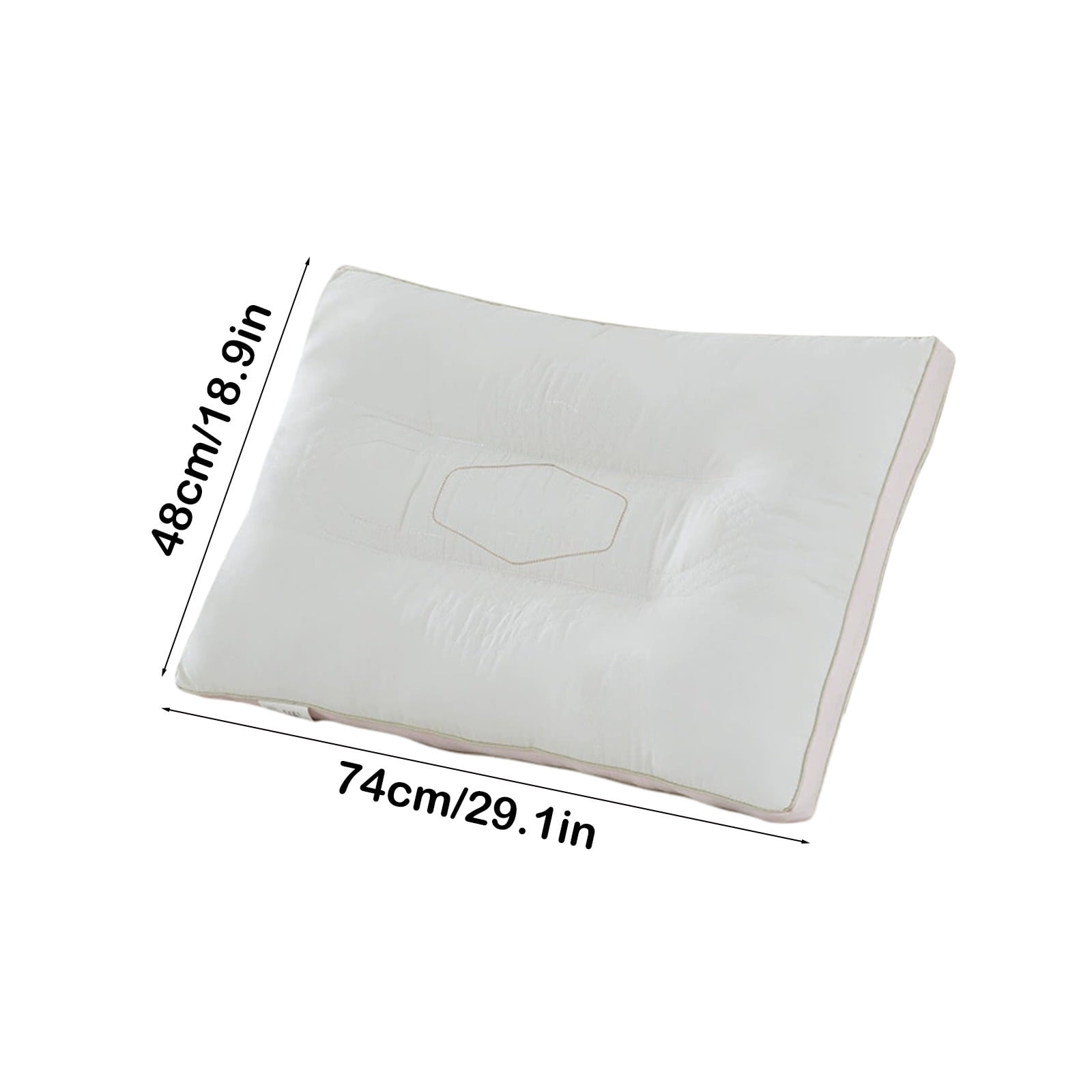 Asxite Throw Pillows, Neck Pillow Low Soft Breathable Bed Pillows 74*48*5 cm / 29.15*18.98*1.96 in