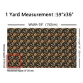 thumbnail image 3 of Homewish Female Bohemian Floral 01, Vintage Flower Room Decor Fabric by the Yard, Spring Garden Plant Sewing Fabric, Breathable Home Decor, 3 of 6