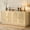 Natural, variant on Magic Union Modern Buffet Cabinet with Storage, 63" Fluted Sideboard Accent Cabinet with Adjustable Shelves & Arched Doors, Modular Coffee Bar Credenza for Dining Room Kitchen Living Room Entryway