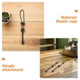 thumbnail image 3 of OUNONA Black Adjustable Bungee Straps for Backpack Outdoor Gear Fixing, Set of 4 Pieces, 3 of 8