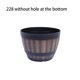 thumbnail image 5 of Bearachild Maceta de loto Cask para decoración del hogar, exquisito cubo grande para plantas, accesorios para el hogar, suministros para el jardín Jardín y Patio 228 sin agujero Bearachild HA084151-02, 5 of 6