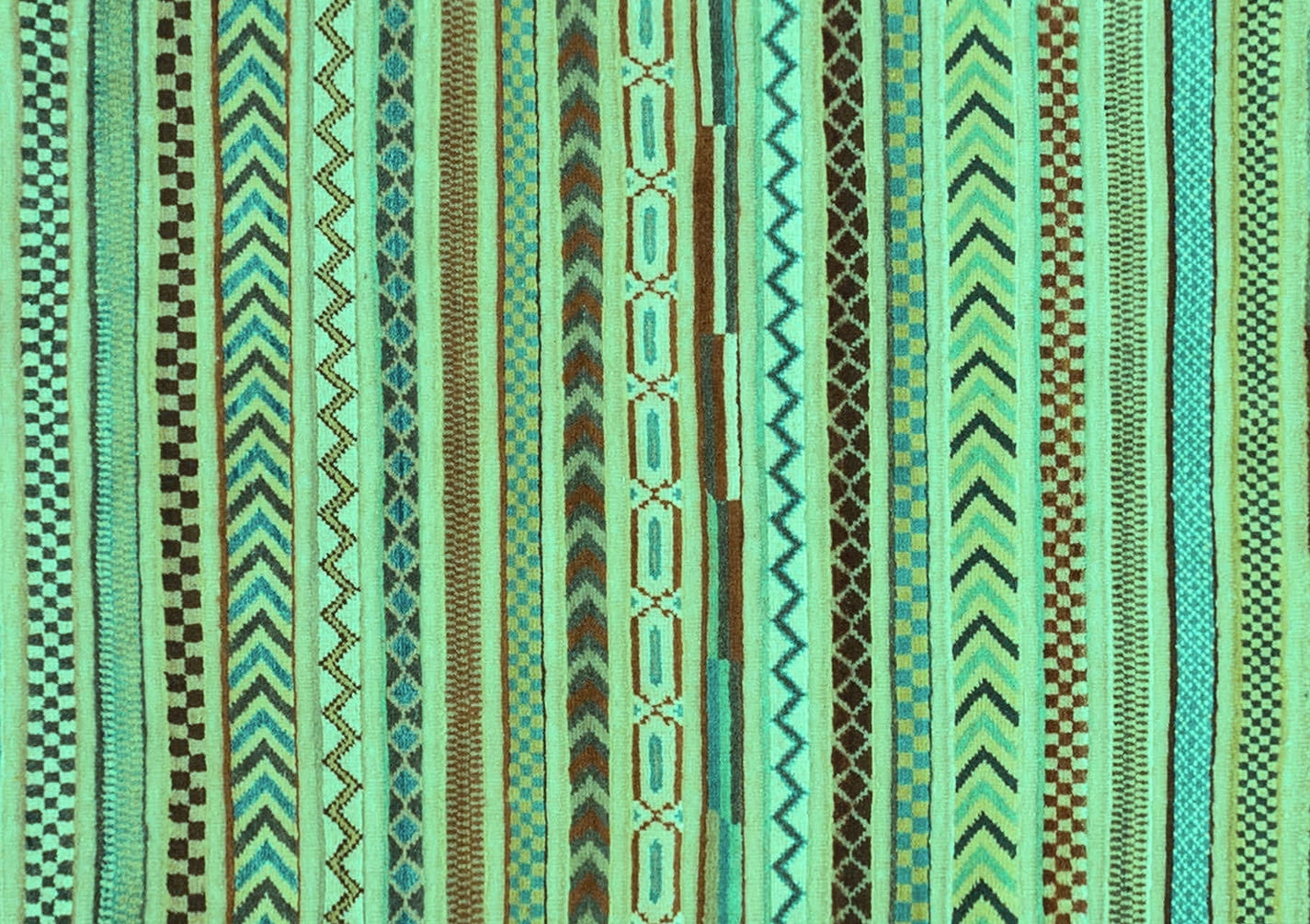 Ahgly Company Indoor Rectangle Abstract Turquoise Blue Modern Area Rugs ...