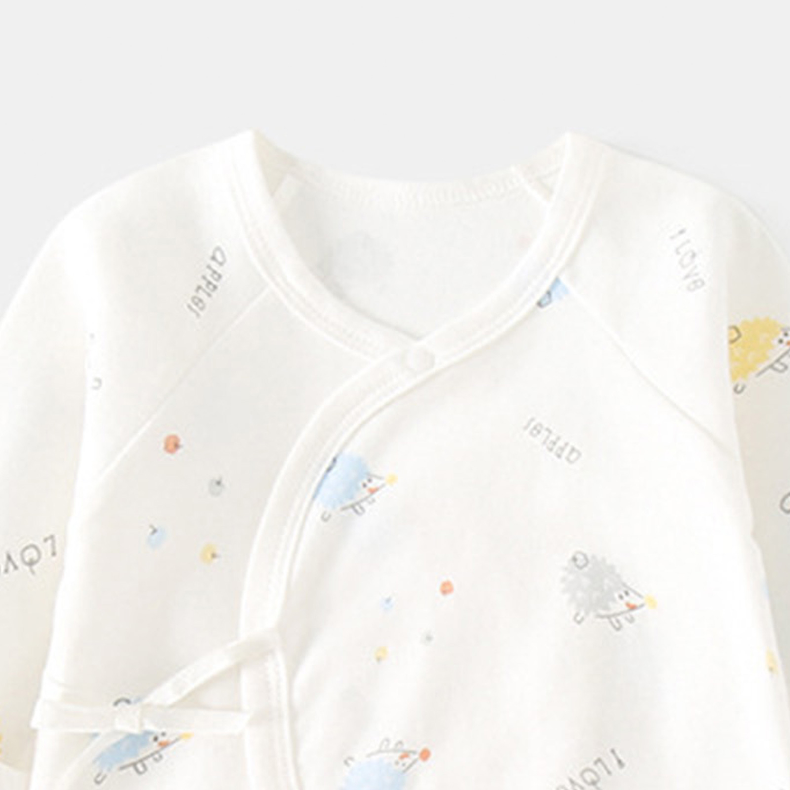 Mameluco Kimono con Broches Laterales para Bebé Niño o Niña, Algodón Japonés, Recién Nacido 3