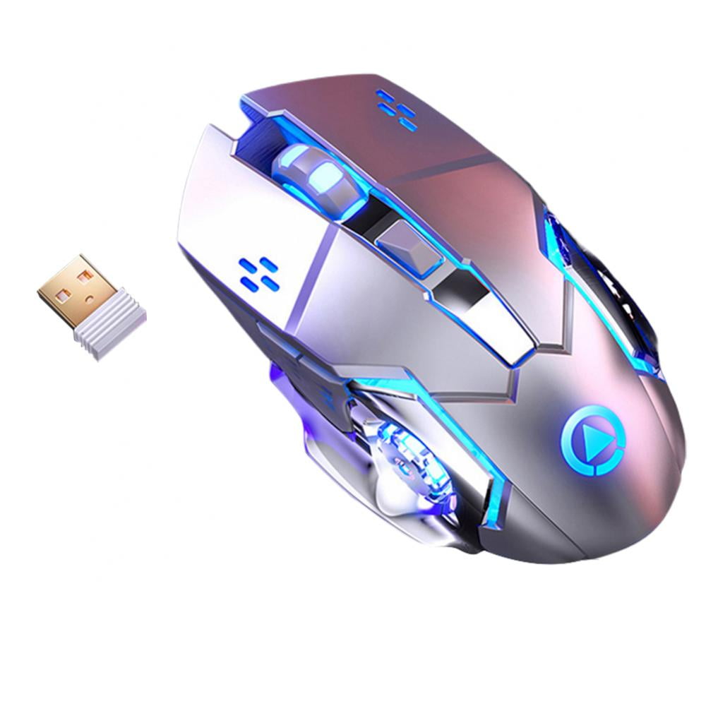 Professional Silent Gaming Wireless Mouse 2.4GHz 3200DPI Rechargeable