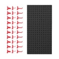 thumbnail image 3 of koolsoo Mount Display Pegboard Kits Pegboard Storage System Home Peg Board Organiser pp, 3 of 9