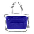 thumbnail image 2 of FNGZ Clearance! Home Textile Storage Women's Handbag Organizer Bag Purse Insert Bag MultiPocket Tote Useful Bag Blue, 2 of 2
