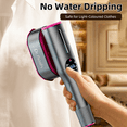thumbnail image 6 of Dr Flash 1200W Handheld Garment Steamer, Portable Clothes Steamer with LED Display, 7 Settings, 90 Degree Swivel Handle for Home and Travel, 6 of 8