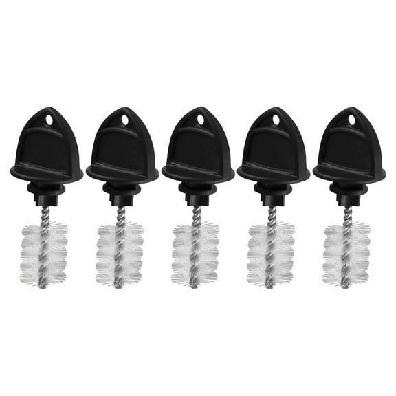 lixuesong 5Pcs Beer Tap Plug Covers and Brushes for Draft Beer Taps Beer Faucet Caps Covers and Tap Plug Brush for Kegs Taps