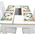 thumbnail image 4 of Ryvnso Placemats Set of 4 Cardinal Bird Sunflowers Dining Mats Heat-Resistant Non-Slip Washable Table Mat, 4 of 8