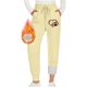 thumbnail image 1 of Gibobby pantalones con forro polar Pantalones de jogging para mujer con 2 bolsillos Cordón Polar de invierno Cintura alta Leggings deportivos largos Pantalones de entrenamiento(Amarillo, L), 1 of 4