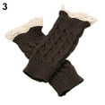 thumbnail image 3 of SPRING PARK Women Fingerless Lace Gloves Soft Knitted Warm Casual Long Mitten Wrist Warmer Winter Gift, 3 of 6