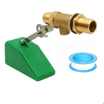 1/2Inch Float Valve,Brass Water Valve for Tank,Float Ball with Adjustable Arm,Auto Lev pwm25