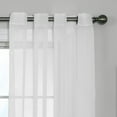 thumbnail image 3 of Arm & Hammer Curtain Fresh™ Odor-Neutralizing Sheer Voile Grommet 59 x 63 Curtain Panel in White, 3 of 6