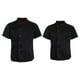 thumbnail image 1 of Chaqueta Unisex duradera para hombre, 2 piezas, abrigo, uniforme de cocina de manga corta, ropa Negro talla L XL Hugo none, 1 of 10