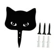 thumbnail image 2 of Estaca de gato para decoración de jardín, adorno artístico para patio, regalo divertido para césped, decoración decorativa para exteriores, porche, Estilo A, 2 of 8