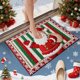 thumbnail image 4 of Tapetes de terciopelo para baño, tapetes navideños de punto, tapetes absorbentes, tapetes para pies, tapetes para puerta de baño, decoración para el hogar, tapete de baño, 4 of 6
