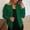 Green, variant on Women Lightweight Long Sleeve Blazer Casual Open Front Business Blazer Notched Collar Slim Work Office Blazer