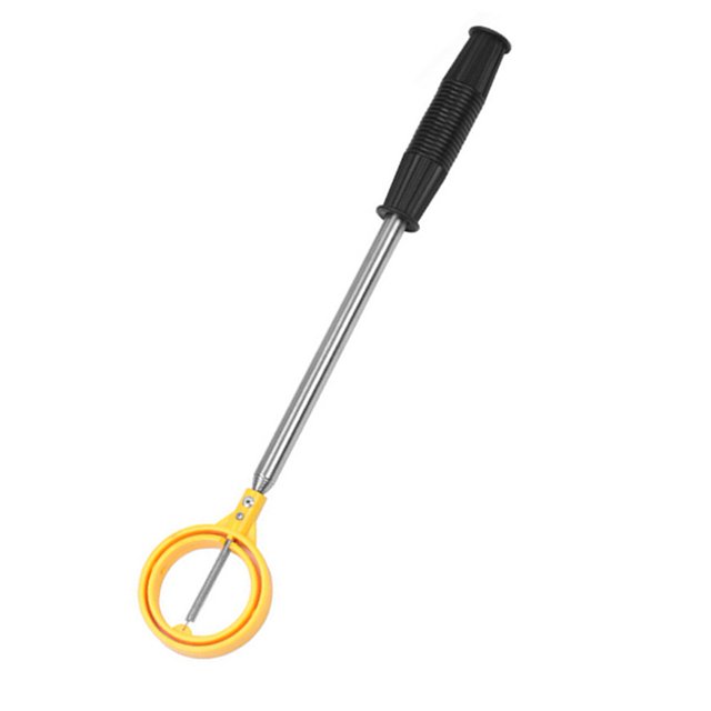 Golf Ball Retriever Tool, Telescopic Stainless Steel Ball Grabber with Spring Release , Ball Pick Up 80.3 Inch, for Water Pond Lake, Bush, and Mud Golf Training Accessories