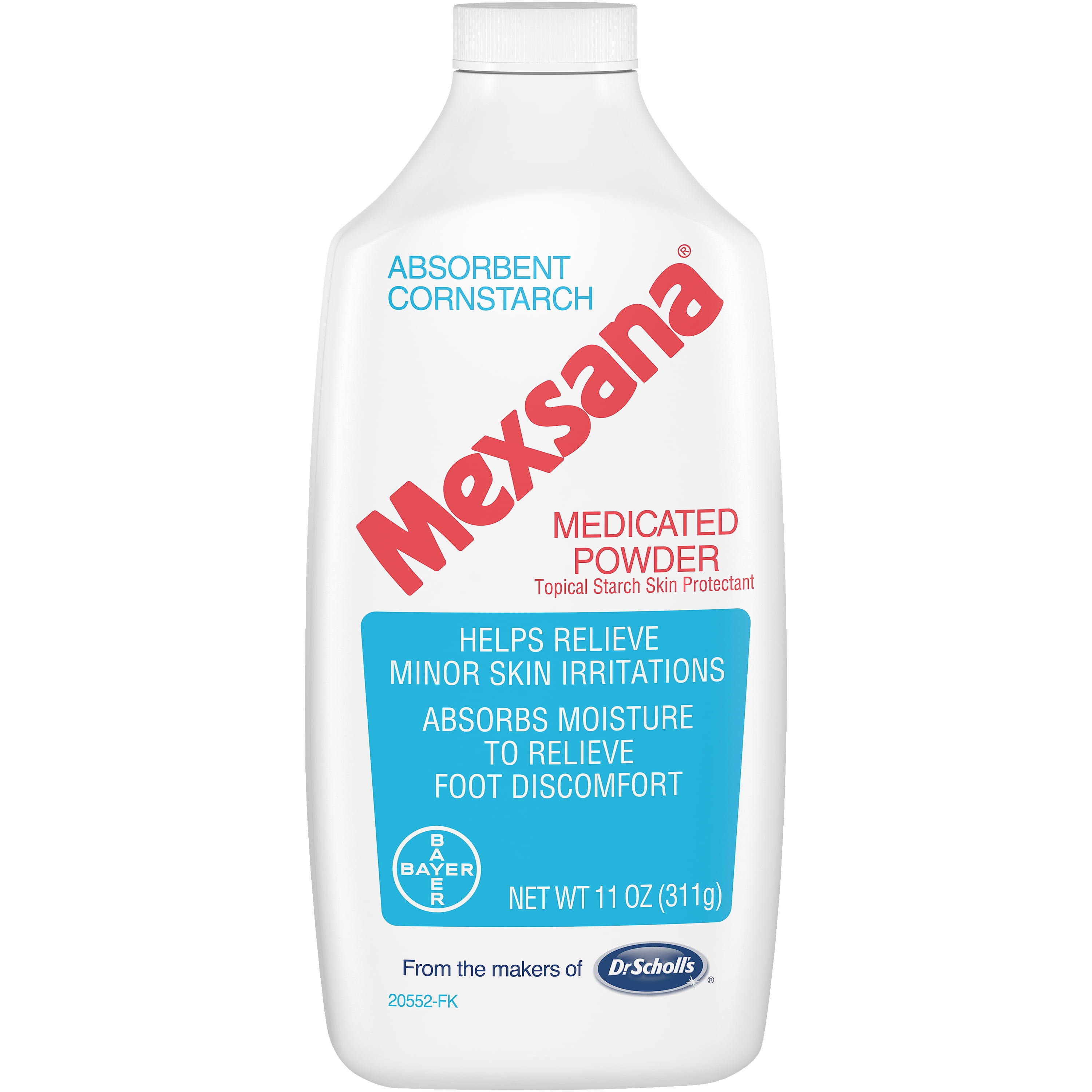 Mexsana Medicated Powder, Skin Protectant Irritation Relief, 11 Oz