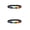 2PCSilverGold, variant on Seven Chakra Bracelet
